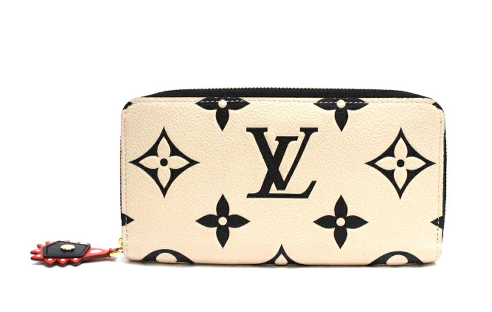LOUIS VUITTON Long Wallet Empreinte LV Crafty Zippy Cream AH